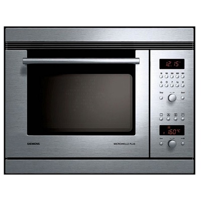 Мултифункционална фурна за вграждане с интегрирани микровълни 31л - SIEMENS HF87950