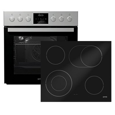 Фурна и плот за вграждане GORENJE-BCP637TXOT + ECD620SCOT
