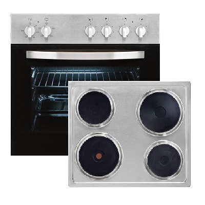 Фурна и плот за вграждане EXQUISIT-EHE15 + EHE15