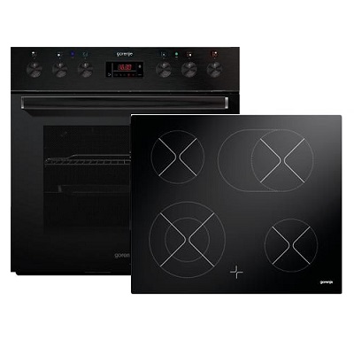 Фурна и плот за вграждане GORENJE-BC636B + ECD620X