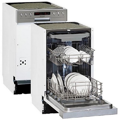 Съдомиялна за полувграждане 10к - EXQUISIT EGSP-100.1E/B