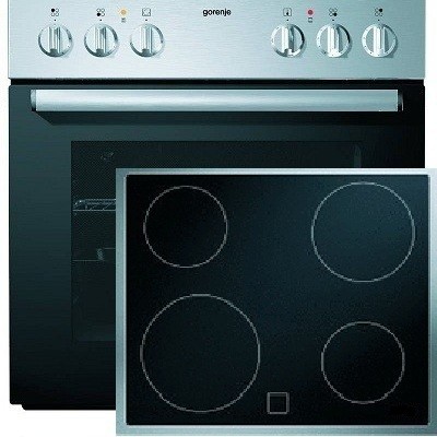 Фурна и плот за вграждане GORENJE-BC51101ZX + CE5800