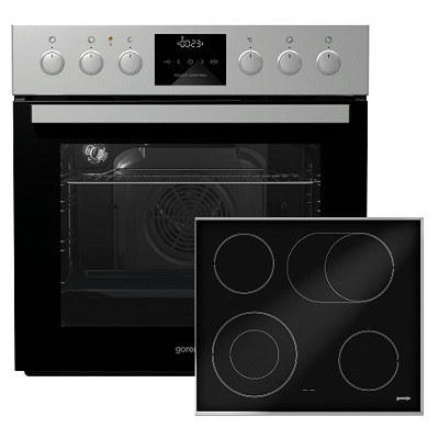 Фурна и плот за вграждане GORENJE-BC635E19X-2 + ECD620X