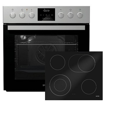 Фурна и плот за вграждане GORENJE-BC635E19X-2 + ECD620BSC