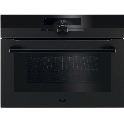 Мултифункционална фурна за вграждане с интегрирани микровълни 43л - AEG KMK968000T