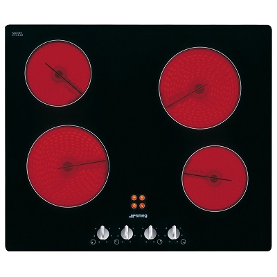 Стъклокерамичен плот за вграждане 4 зони - SMEG S264C