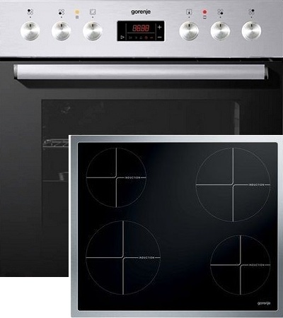 Фурна и плот за вграждане GORENJE-BCI7321SX + ID604AX