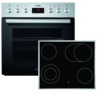 Фурна и плот за вграждане GORENJE-BC6306ZX + MKN14321E