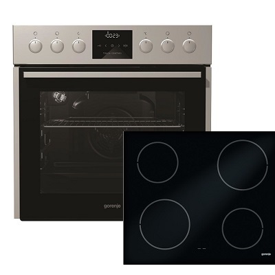 Фурна и плот за вграждане - GORENJE-BC637E37X + ECD610SC