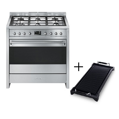 Комбинирана готварска печка 90см - SMEG-A1-9 + GC120