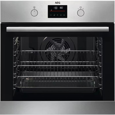 Мултифункционална фурна за вграждане 72л - AEG BPS355061M