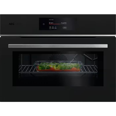 Мултифункционална фурна за вграждане с интегрирани микровълни 44л - AEG TK8NK72FT