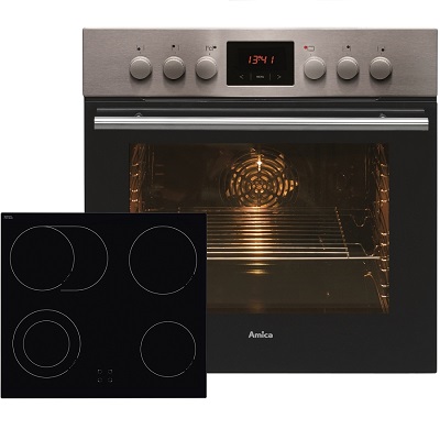 Фурна и плот за вграждане - AMICA-EHC12550E + EHC12550E