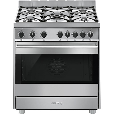 Комбинирана готварска печка 80см - SMEG B8GMXI9