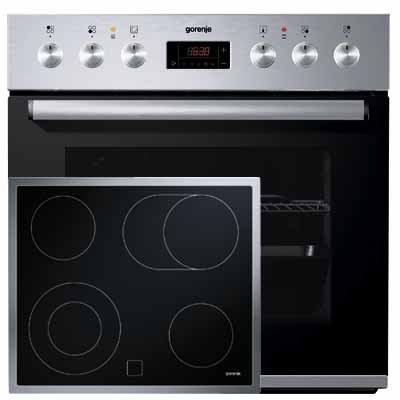 Фурна и плот за вграждане GORENJE-BC6306ZX + ECD615ESC
