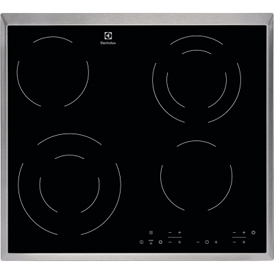 Плот стъклокерамичен 4 зони - ELECTROLUX EHF6342XOK