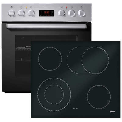 Фурна и плот за вграждане GORENJE-BC5305AX + ECD620SC