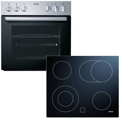 Фурна и плот за вграждане GORENJE-BC5101ZX + ECD615ESC