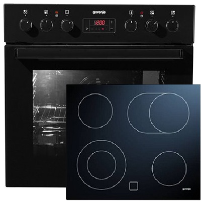 Фурна и плот за вграждане GORENJE-BC636B + ECD615ESC