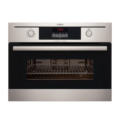 Мултифункционална фурна за вграждане с интегрирани микровълни 42л - AEG KM4400021M