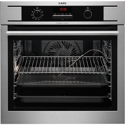 Мултифункционална фурна за вграждане 71л - AEG BP5304101M