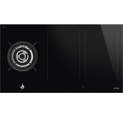комбиниран индукционен плот 5 зони - SMEG PM3953D