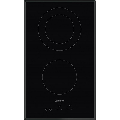 Плот стъклокерамичен 2 зони - SMEG SE332EPB