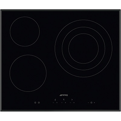 Плот стъклокерамичен 3 зони - SMEG SE363ETB