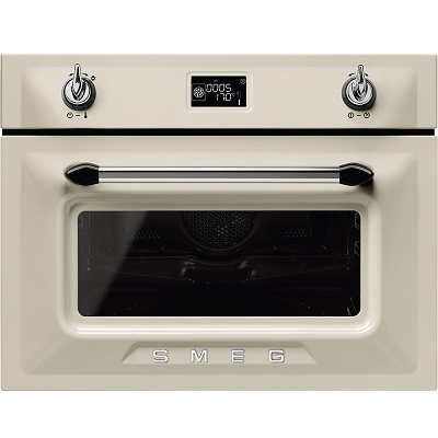 Мултифункционална фурна за вграждане с интегрирани микровълни 40л - SMEG SF4920MCP1