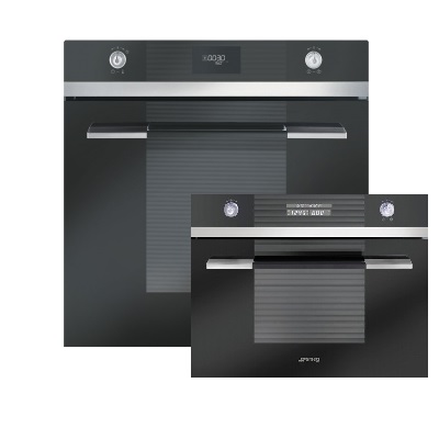 Пакет фурна и микровълнова за вграждане - SMEG-SFT105N + SC45MNE2