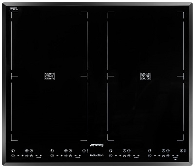 Плот индукционен 2 зони - SMEG SIM62B 	