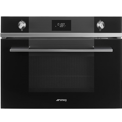 Мултифункционална фурна с интегрирани микровълни за вграждане 40л - SMEG SF4101MCN1