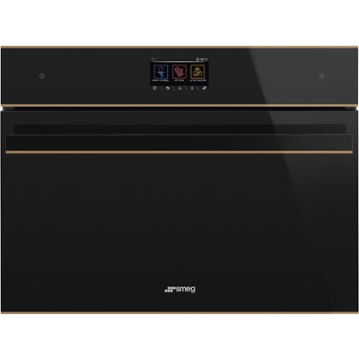 Мултифункционална фурна за вграждане с интегрирани микровълни 40л  - SMEG SO4604M2PNR