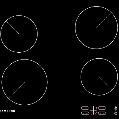 Стъклокерамичен плот 4 зони - SAMSUNG C61R2AEE