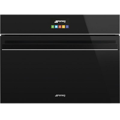 Мултифункционална фурна за вграждане с интегрирани микровълни - SMEG SF4604MCNX