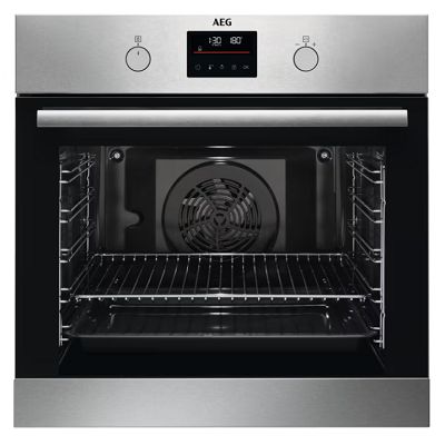 Мултифункционална фурна за вграждане 72л - AEG BPB335061M