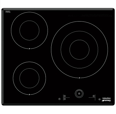 Плот индукционен 3 зони - SMEG SI4631CB