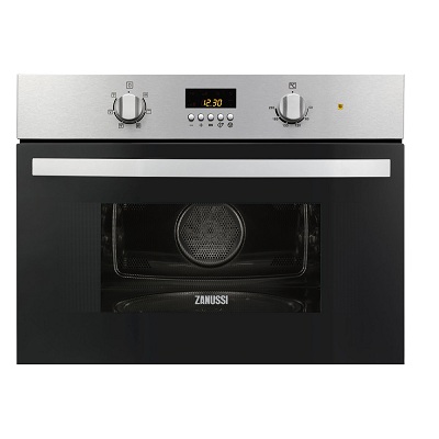 Мултифункционална фурна за вграждане с интегрирани микровълни 38л - ZANUSSI ZKC38310XK