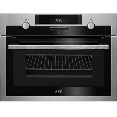 Мултифункционална фурна за вграждане с интегрирани микровълни 43л - AEG KMS561000M