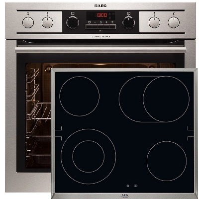 Фурна и плот за вграждане AEG-EP5003011M + HE604060KB