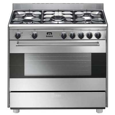 Комбинирана готварска печка 90см - SMEG BG91X