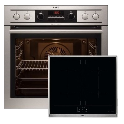 Фурна и плот за вграждане AEG-EE4003011M + HEM63401XB