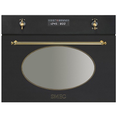 Микровълнова фурна за вграждане 34л - SMEG SC845MA