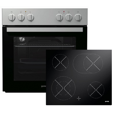 Фурна и плот за вграждане GORENJE-BC611E01XK-2 + ECD620BSC
