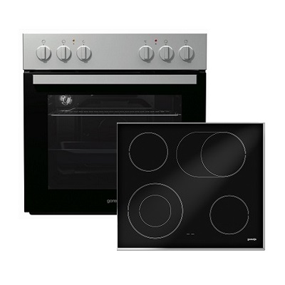 Фурна и плот за вграждане GORENJE-BC611E01XK-2 + ECD620X