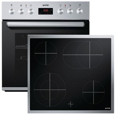 Фурна и плот за вграждане GORENJE-BC5306PX + ECD620AX