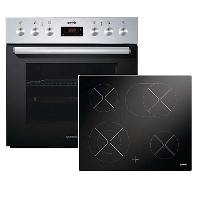 Фурна и плот за вграждане GORENJE-BC6306ZX + ECD620BSC