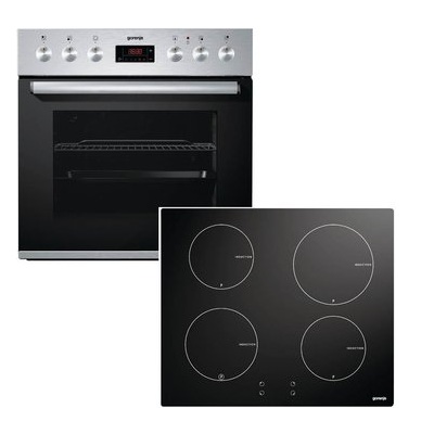 Фурна и плот за вграждане GORENJE-BCI6306ZX + ID612ESC
