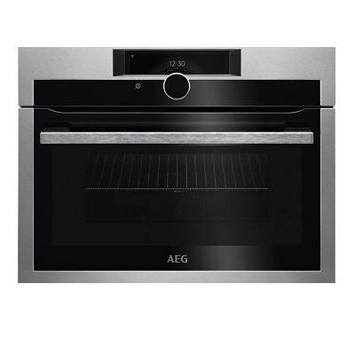 Мултифункционална фурна за вграждане с интегрирани микровълни 43л - AEG KME968000M
