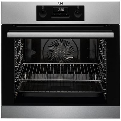Мултифункционална фурна за вграждане 71л - AEG BEB331010M